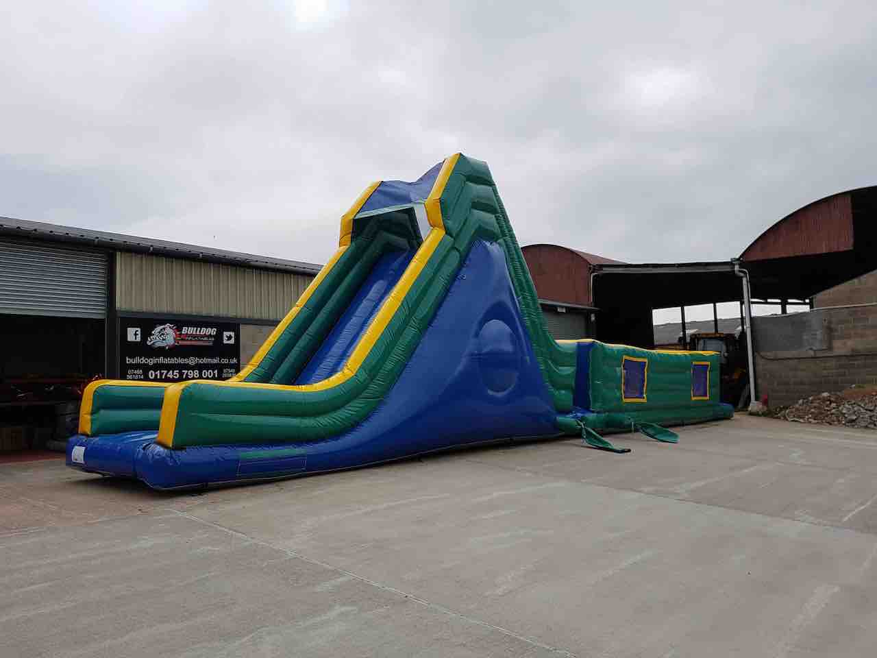 60ft-B kids & Adults inflatable assault course