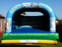 20ft x 20ft x 14ft Under the Sea themed bouncy castle - our largest adult/childrens bouncy castle �85
