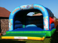 20ft x 20ft x 14ft Under the Sea themed bouncy castle - our largest adult/childrens bouncy castle �85