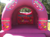 13ft x 16ft x 11ft pink Party Time bouncy castle �60