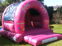 13ft x 16ft x 11ft pink Party Time bouncy castle �60