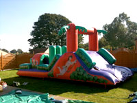 11ft x 25ft Rumble in the Jungle inflatable assault course �75