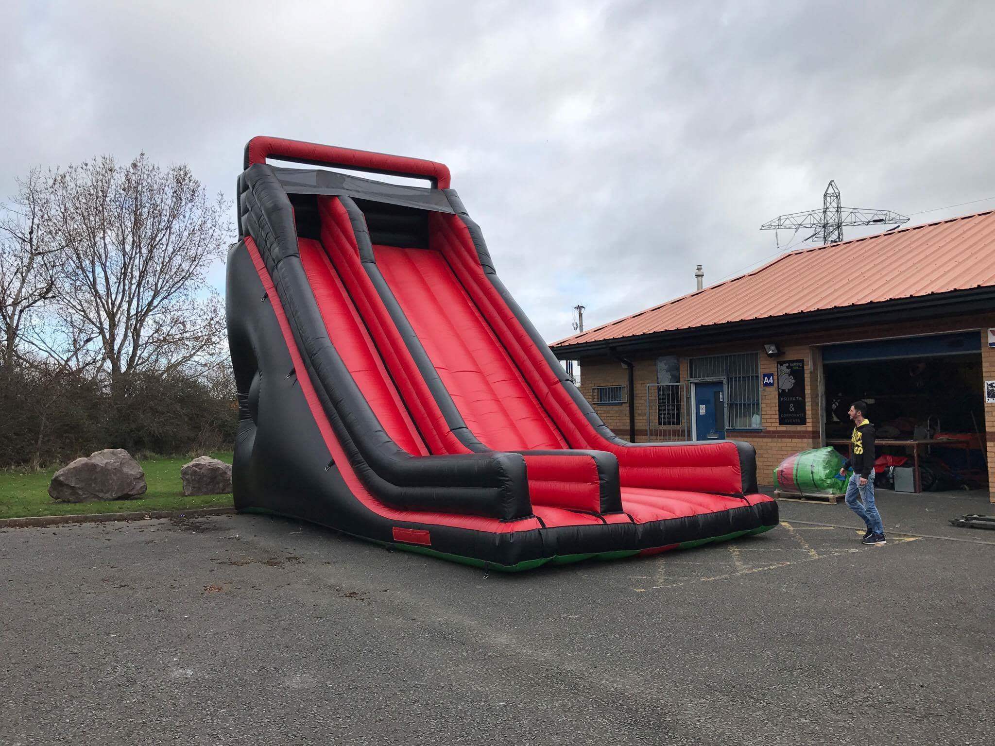 Black Mega Inflatable Slide