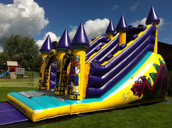 Dragons Lair Inflatable Slide